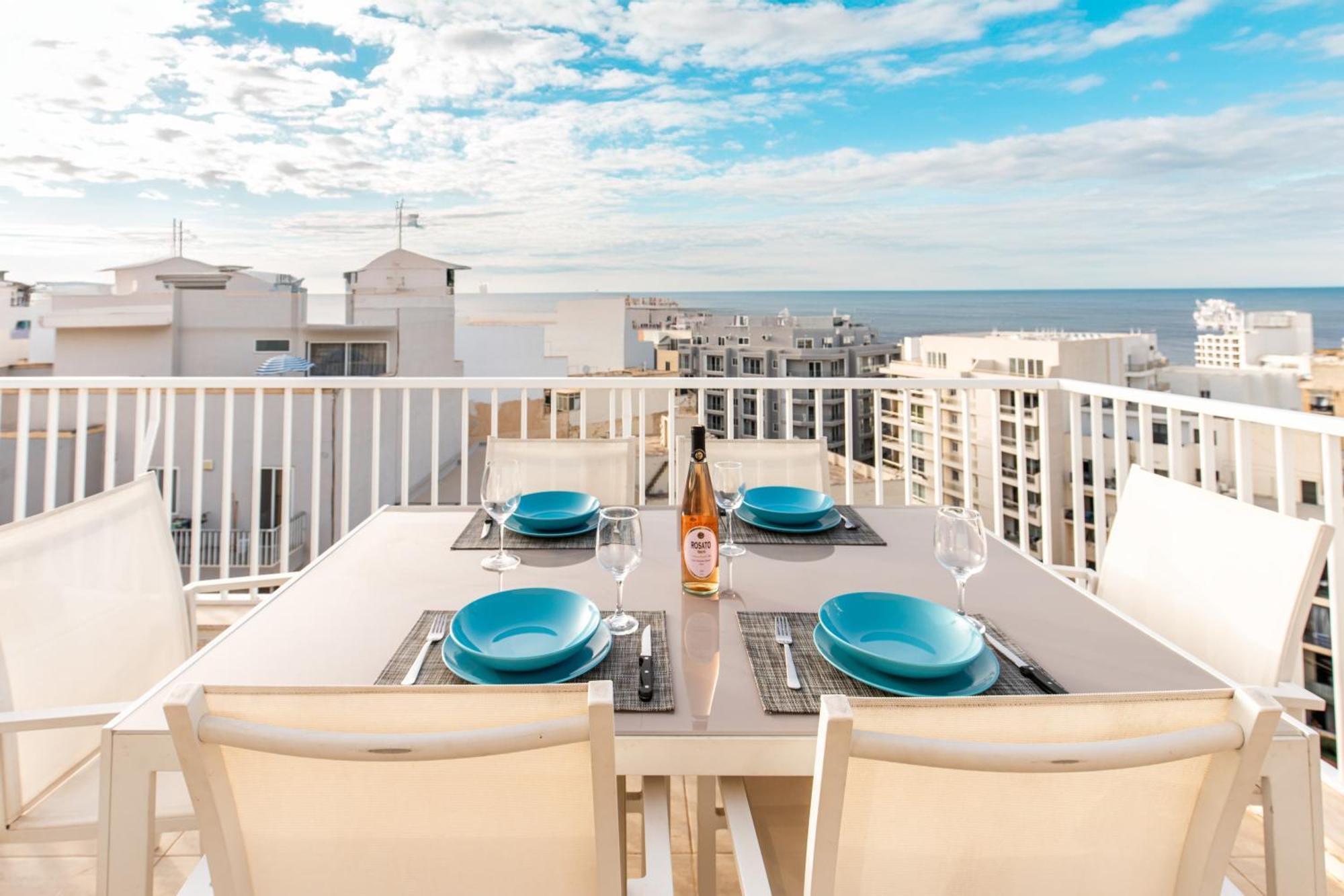 Apartmán Poseidon Court Penthouse Superior St. Paul's Bay Exteriér fotografie